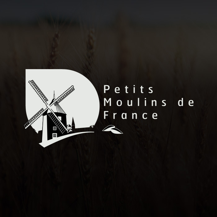 Territoire de communication pour le groupement de meuniers indépendants Petits Moulins de France